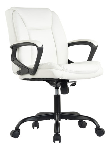 Fdw Silla De Trabajo De Piel Sintetica, Silla Ejecutiva Gira