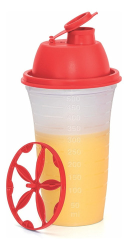 Tupperware | Quick Shake 500ml Cor Vermelho