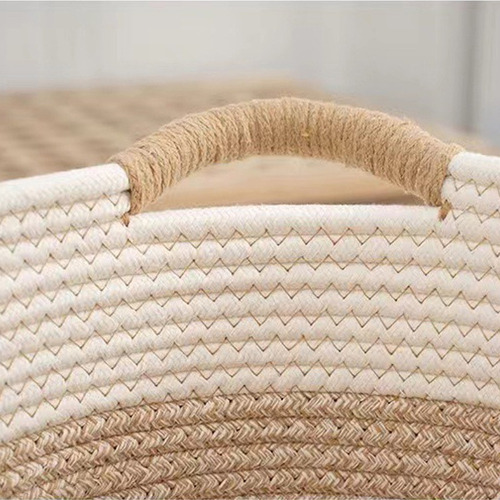 ! Canasta De Almacenamiento Ropa, Juguetes Cuerda De Algodón