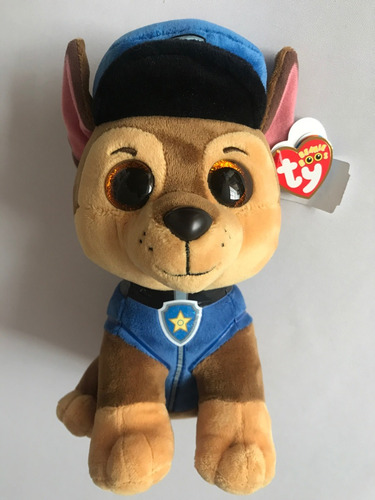 Peluche Perrito Chase Paw Patrol Mediano Ty Beanie Boos Nick (Usado)