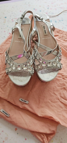 Sandalias Miu Miu 39.5 Us