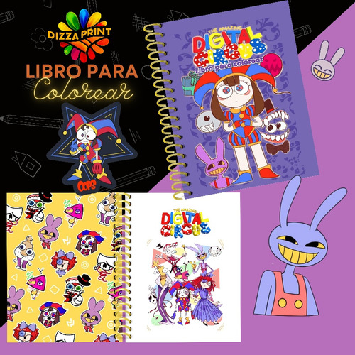 Libro Para Colorear Circo Digital 