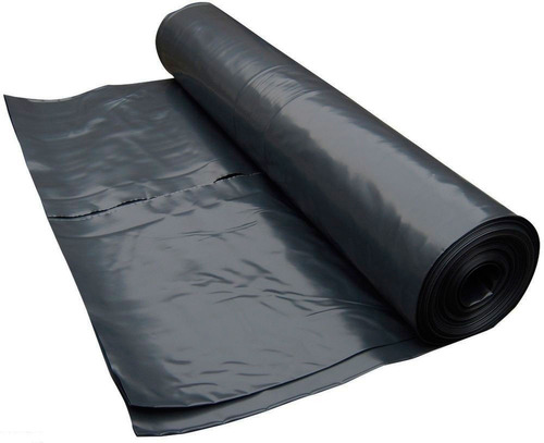 Rollo Nylon Polietileno Negro 4 X 50mts X 200mic Obra 