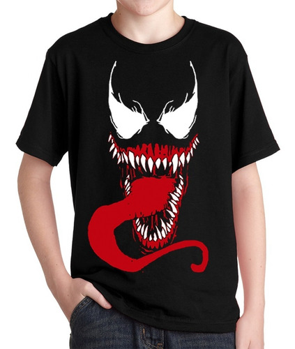 Camiseta Manga Larga de NIÑOS Spiderman Venom Comic 