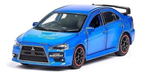 Lzl Modelo De Coche Mitsubishi Lancer Evo Alloy 1:32 [u]