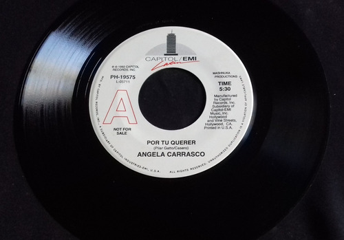 Single Angela Carrasco - Por Tu Querer