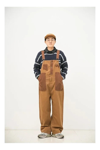 Monos De Algodón Retro Y Pantalones Unisex Para Ropa De Trab