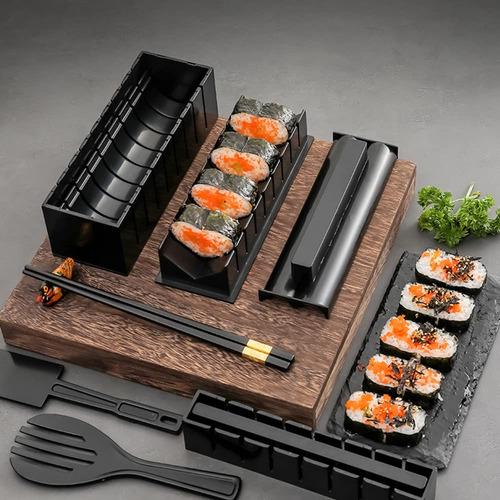 Riipoo Kit Fabricacion Sushi Juego Maquina Rodillo Arroz 10