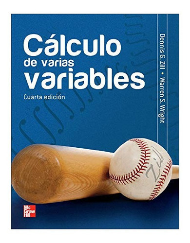 Calculo De Varias Variables Zill 4ta Edicion Libro