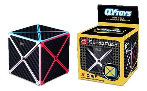 Cubo Rubik Qiyi Dino Carbon X Speed Stickerless