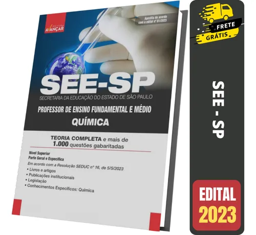 comprar Apostila Concurso See Sp - Professor Química - Parte Geral E Específica