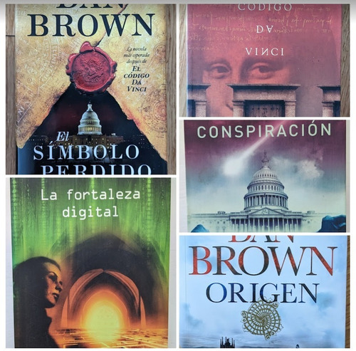 Colección Libros Dan Brown (5 Titulos Originales)