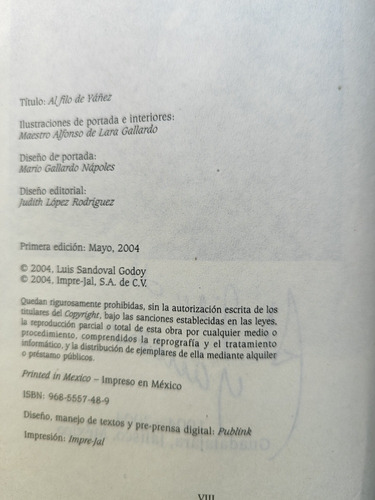 Agustín Yáñez. Al Filo De Yáñez (Usado)