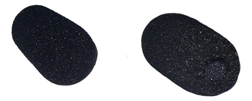 Kit Protetor De Microfone Em Espuma Preta (10 Peças)