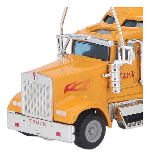 Remolque Tractor Vivid Con Carcasa De Aleación 1:65 De Jugue