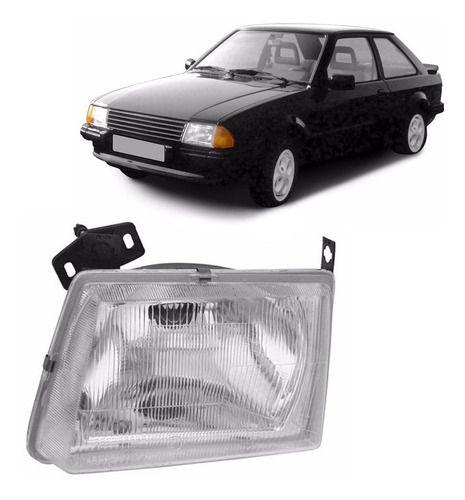 Ford Escort 1984 1985 1986 Farol Esquerdo Motorista Orgus