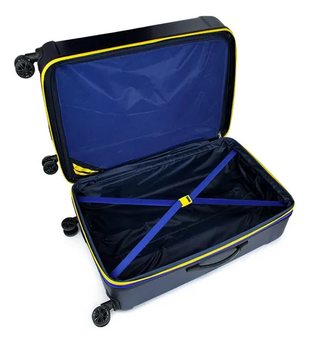 Pack Maleta Grande Prime 23kg+ Organizador Azul Nautica