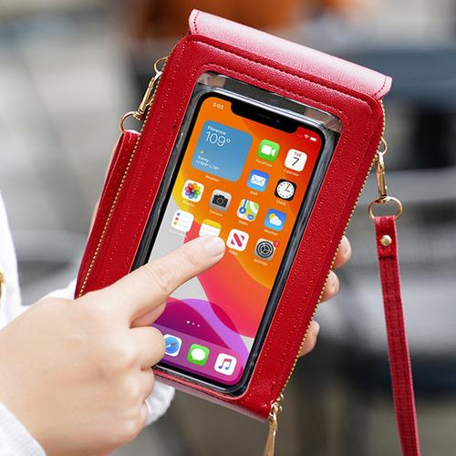 Bolso De Lujo Porta Celular Multifuncional Manos Libres