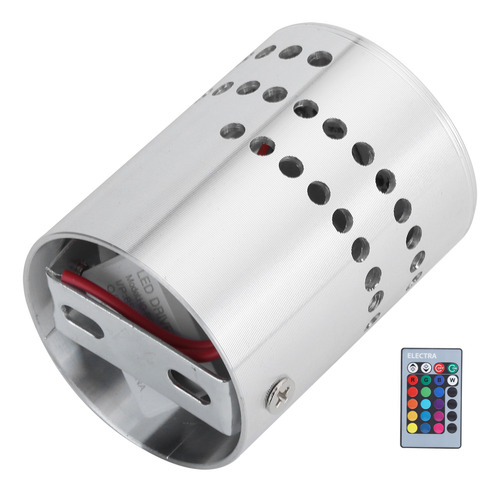 Lámpara Led De Pared/techo Rgb Spiral De 3 W Con Mando A Dis