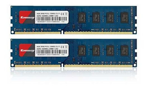 Kit Memoria Ram Ddr3l-1600 8gb (4gbx2) - Kuesuny