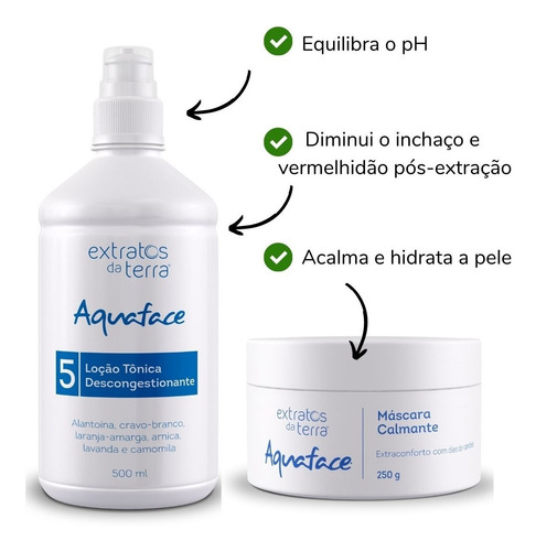 Imagem 4 de 9 de Kit Limpeza De Pele Iniciante Completo Extratos Da Terra