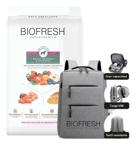 Alimento Biofresh Perro Light Raza Grande 15 Kg + Regalo