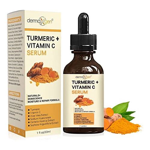 Dermaxgen Turmérico Face Serum + Vitamina C: Pvmx7