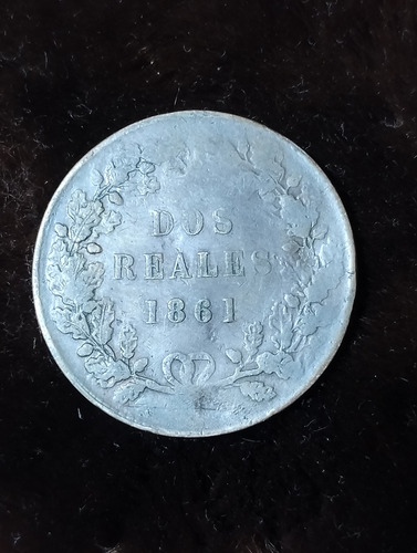 Argentina 2 Reales 1861 (Usado)