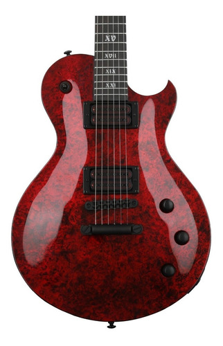 Schecter Solo-ii Apocalypse Red Reign Guitarra Electrica Color Rojo Orientación de la mano Diestro