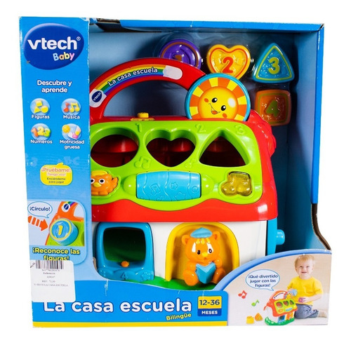 Imagen 1 de 4 de Casa De Aprendizaje De Figuras Para Bebe Con Luces Y Sonido