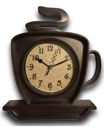 Reloj De Pared De Capuchino Café