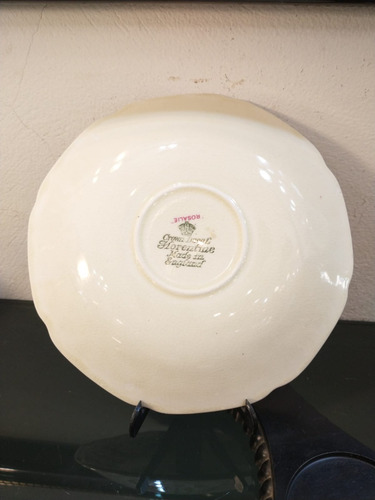Imagen 9 de 10 de Antigua Taza De Té Loza Inglesa Crown Ducal Rosalie