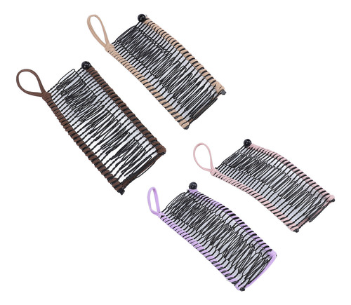 Peines Elásticos Clincher, 4 Piezas, Pinzas Para El Pelo Tip