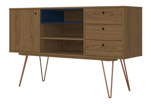 Aparador Buffet Retro Taranto Azul Navy