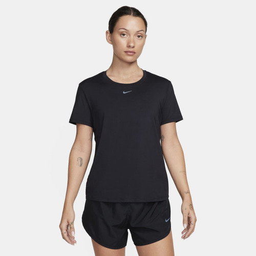 Playera De Fitness Para Mujer Nike One Classic Negro 