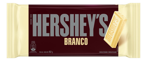 Chocolate branco Hershey's  pacote 92 g