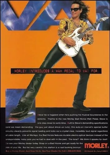 Pedal Morley Bad Horsie 2 (steve Vai Wah) | MercadoLivre