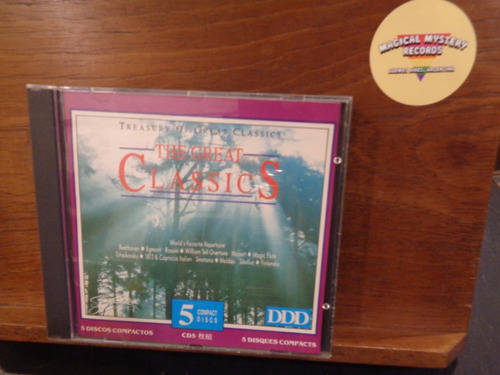 The Great Classics Treasury  Of Great Classic 5 Cd England 