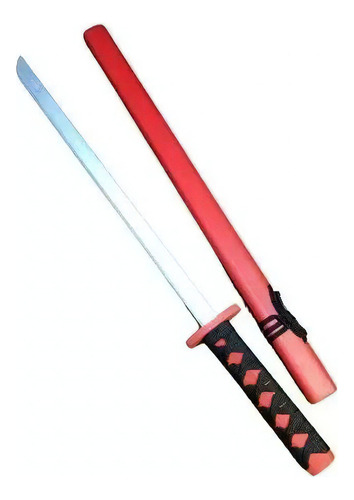 Espada Katana Madera Con Funda Color Rojo o negro