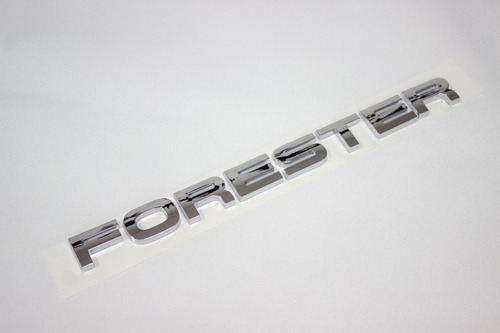 Emblema Letras Palabra Forester Subaru Cromado Adhesivo