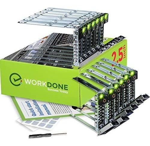 Caja Disco Duro Workdone 12pzs 2.5'' 14 Gen Servidores Dell