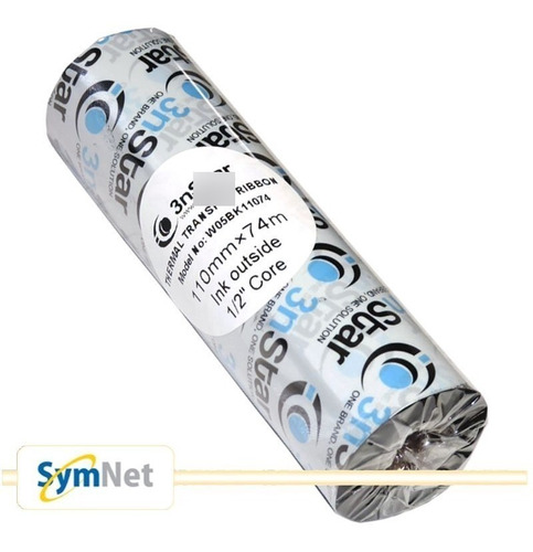 Ribbon Cera 110x74, Buje 1/2 , Ink Out Premium 3nstar X10un | Symnet