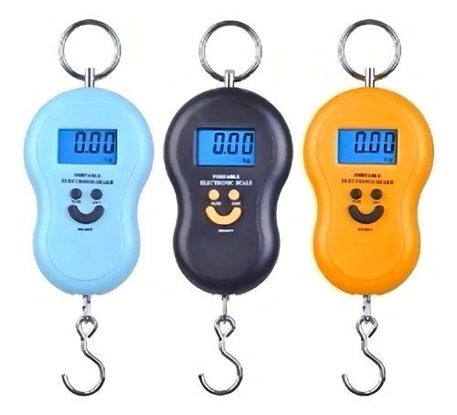 Balanza Romana Digital Hasta 40 Kg Azul Acero