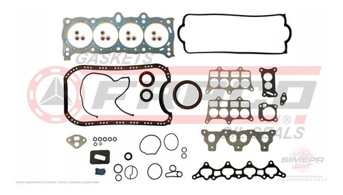 Cartera Empaques Honda L4 12v Sohc Accord 86/89 Fsx3540140