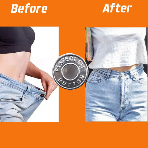 Pines De Botón Para Pantalones Vaqueros, Sin Coser Instantán