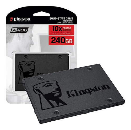 SSD HD negro rápido de 240 GB de Kingston para ordenadores portátiles y ordenadores