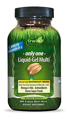 Irwin Naturals Only One Líquido-gel Multi - Sin Hierro Daily