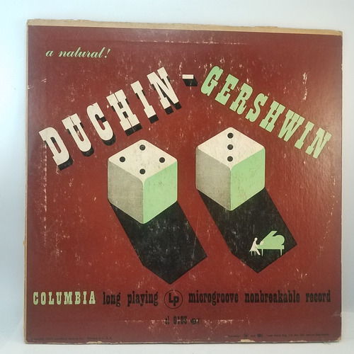 Eddy Duchin - George Gershwin - Vinilo Lp 10 Pulgadas