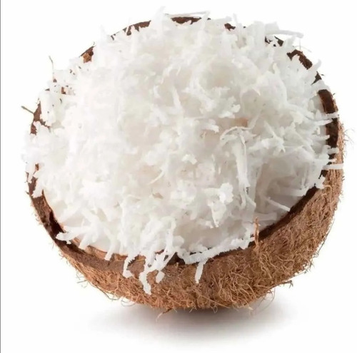 Coco Ralado Em Flocos Grossos Sem Adição De Açúcar 500g