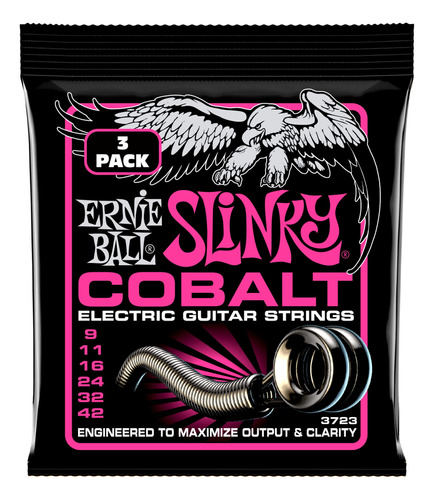 Ernie Ball Super Slinky Cobalt - Cuerdas Para Guitarra Elctr